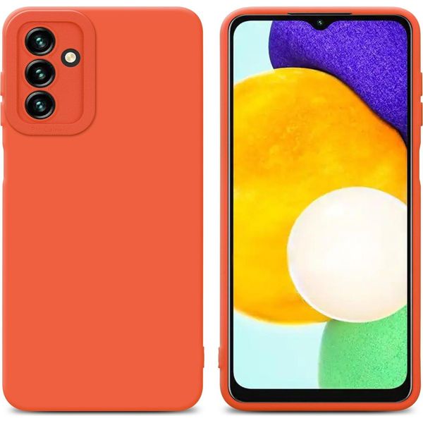 Cadorabo Cover Per Samsung Galaxy A13 5G Cover Protettiva In Tpu Arancione Custodia In Silicone Custodia Per Cellulare-image