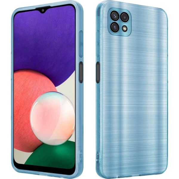 Cadorabo Cover Per Samsung Galaxy A22 5G Cover Protettiva In Turchese Custodia Per Cellulare Tpu Custodia In Silicone Custodia-image