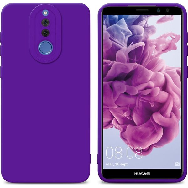 Cadorabo Cover Per Huawei Mate 10 Lite Cover Protettiva In Silicone Tpu Viola Custodia Per Telefono Cellulare-image