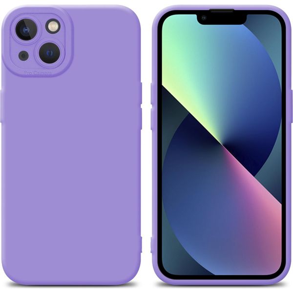 Custodia Cadorabo Per Apple Iphone 14 Custodia Protettiva In Tpu Viola Custodia In Silicone Custodia Per Telefono Cellulare-image