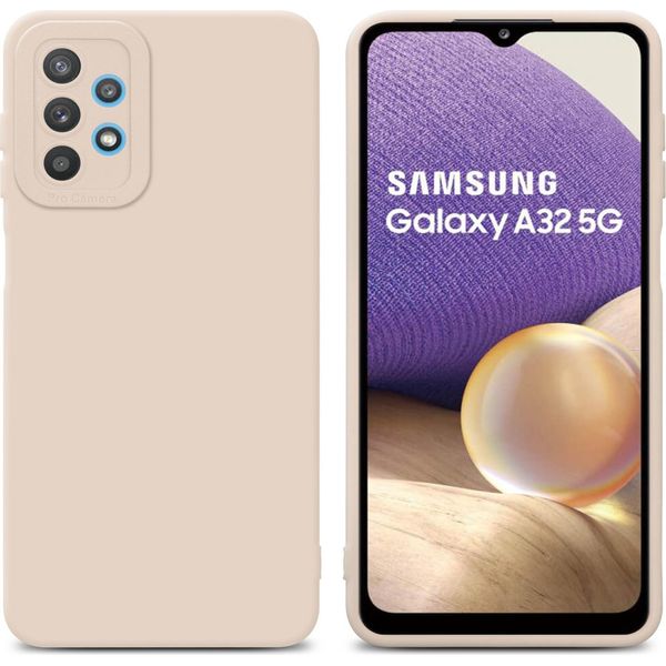 Cadorabo Cover Per Samsung Galaxy A32 5G Cover Protettiva In Tpu Rosa Custodia In Silicone Custodia Per Cellulare-image