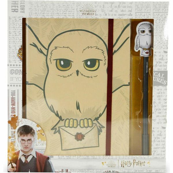 Karactermania - Zestaw Dziennika I PióRa Hedwiga Harry Potter Oficjalny Produkt-image