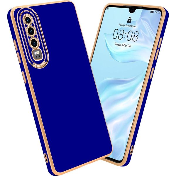 Cadorabo Custodia Per Huawei P30 Cover Protettiva In Blu Custodia Del Telefono Cellulare Cover Case Tpu Protezione Fotocamera-image