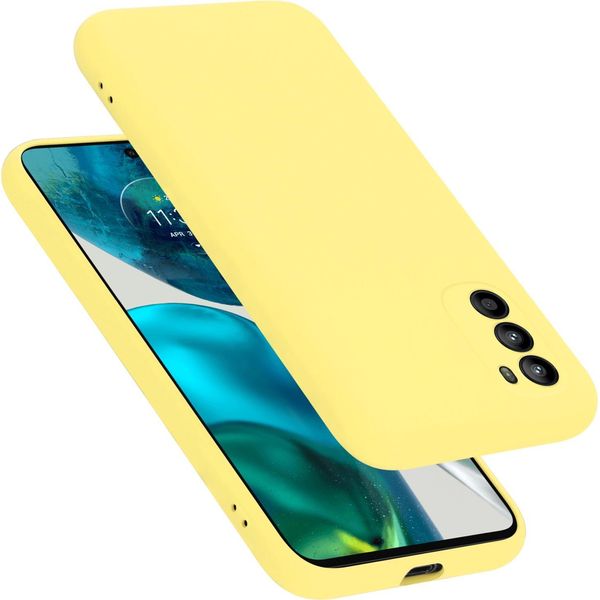 Cadorabo Custodia Protettiva Per Motorola Moto G52 4G / G82 5G Custodia In Giallo Telefono Cellulare Case Cover Tpu Etui-image