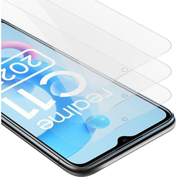 Cadorabo 3X Pellicola Blindata Per Realme C11 2021 Pellicola Protettiva In Vetro Temperato Trasparente Screen Protector-image