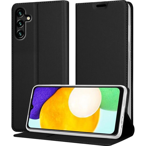 Cadorabo Custodia Per Cellulare Per Samsung Galaxy A13 5G Custodia Protettiva In Nero Cover Etui Book Case Booklet-image