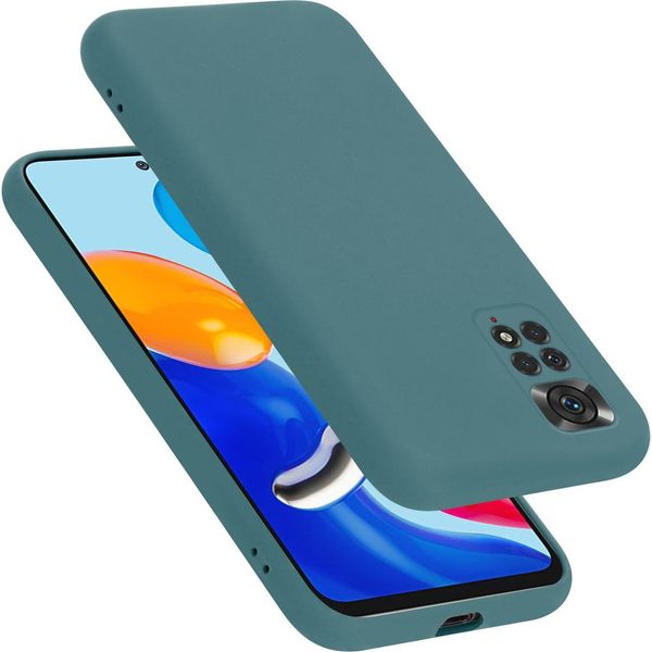 Cadorabo Custodia Protettiva Per Xiaomi Redmi Note 11 4G / 11S 4G Custodia In Verde Telefono Cellulare Case Cover Tpu Etui-image