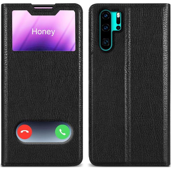 Cadorabo Custodia Protettiva Per Huawei P30 Pro Cover In Nero Custodia Del Telefono Cellulare Custodia A Libro Custodia Cover-image