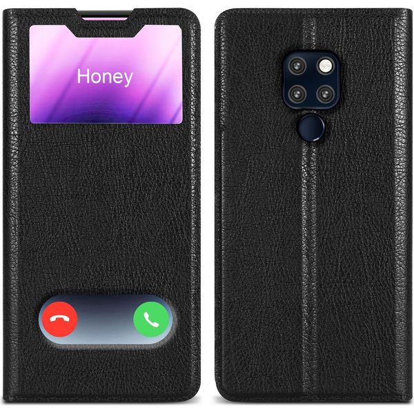 Cadorabo Custodia Protettiva Per Huawei Mate 20 Cover In Nero Custodia Del Telefono Cellulare Custodia A Libro Custodia Cover-image