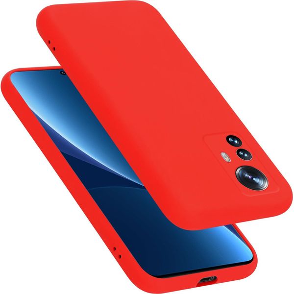 Cadorabo Custodia Protettiva Per Xiaomi 12 Pro Caso In Rosso Telefono Cellulare Case Cover Tpu Etui-image