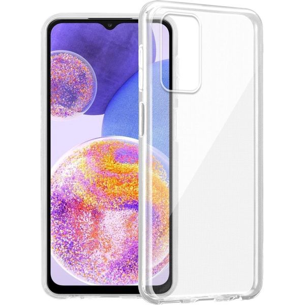 Cadorabo Cover Per Samsung Galaxy A23 4G / 5G Cover Protettiva In Trasparente Cover Protettiva Tpu Silicone Cover Custodia-image