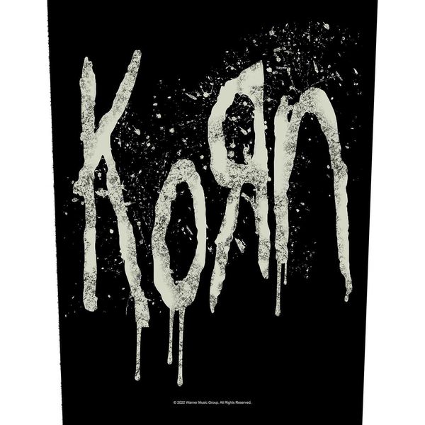 Korn - Colour Splash - Patch Logo RO8838 (Taglia Unica) (Nero/Bianco)-image