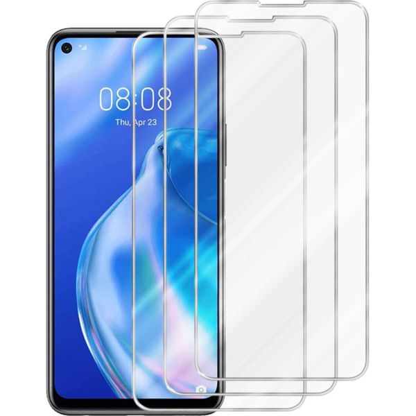 Cadorabo 3X Pellicola Protettiva Per Huawei P40 Lite 5G / Nova 7 Se In Crystal Clear Pellicola Protettiva Temperata In Vetro Corazzato-image