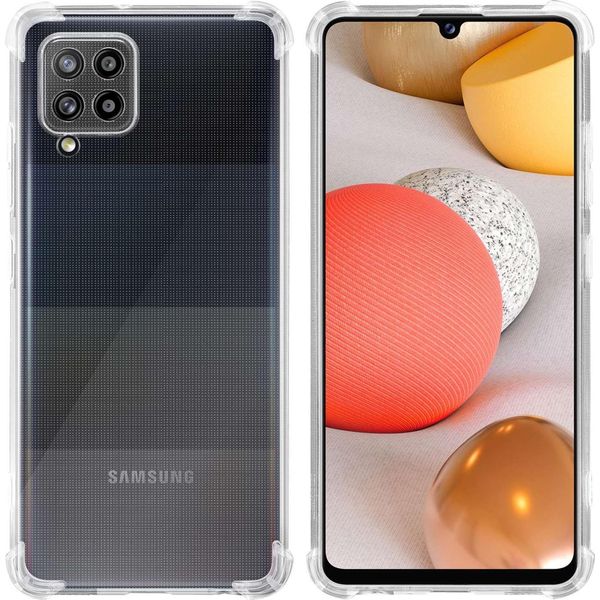 Custodia Cadorabo Per Samsung Galaxy A42 5G / M42 5G In Full Transparent Cover Protettiva In Tpu Flessibile Silicone Cover Posteriore Custodia Cover Telefono Cellulare-image