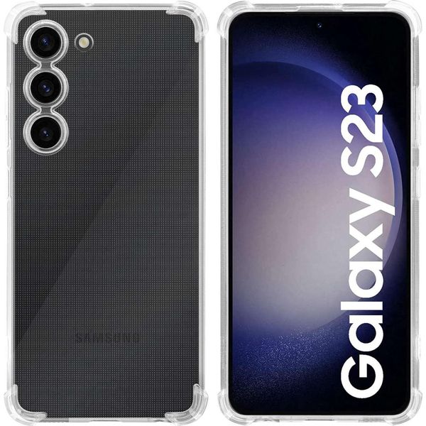 Custodia Cadorabo Per Samsung Galaxy S23 In Full Transparent Custodia Protettiva In Tpu Flessibile Silicone Cover Cover Telefono Cellulare-image
