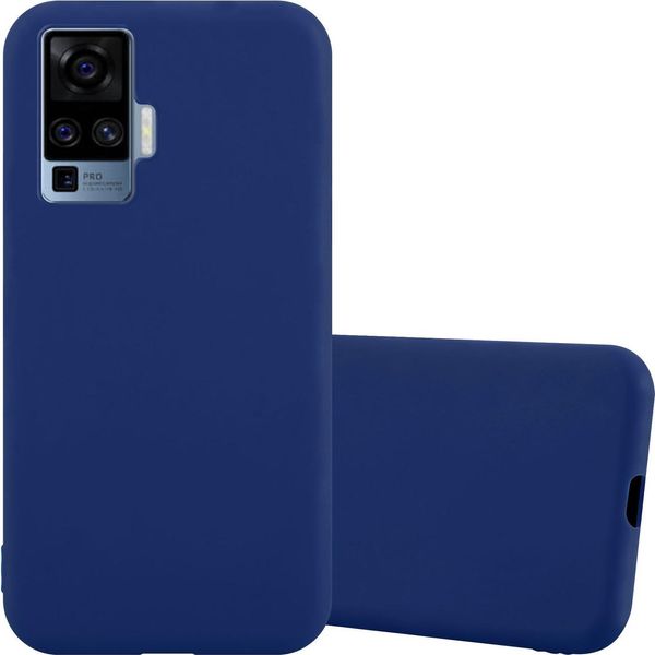 Cadorabo Custodia Per Vivo X51 5G In Candy Dark Blue Custodia Protettiva In Tpu Flessibile Silicone Cover Cover Telefono Cellulare-image