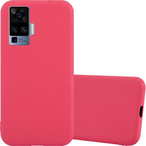 Cadorabo Custodia Per Vivo X51 5G In Candy Red Custodia Protettiva In Tpu Flessibile Silicone Cover Cover Telefono Cellulare-image