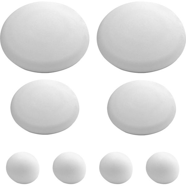 Tappo Adesivo Per Pareti / Porte / Finestre / Mobili 2 X Ø 60 Mm. / 2 X 40 Mm. / 4 X 22 Mm. (Blister 8 Pezzi)-image