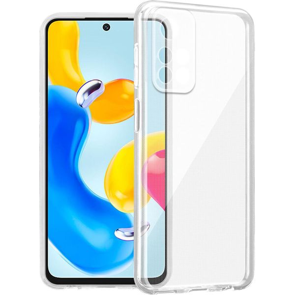 Custodia Cadorabo Per Redmi Note 11S 5G In Full Transparent Custodia Protettiva In Tpu Flessibile In Silicone Cover Cover Telefono Cellulare-image