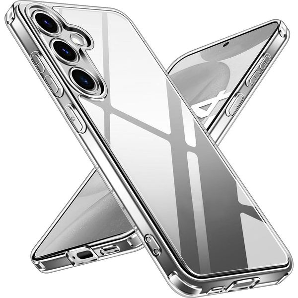 Custodia Cadorabo Per Samsung Galaxy S24 Plus In Full Transparent Custodia Protettiva In Tpu Flessibile Silicone Cover Cover Telefono Cellulare-image