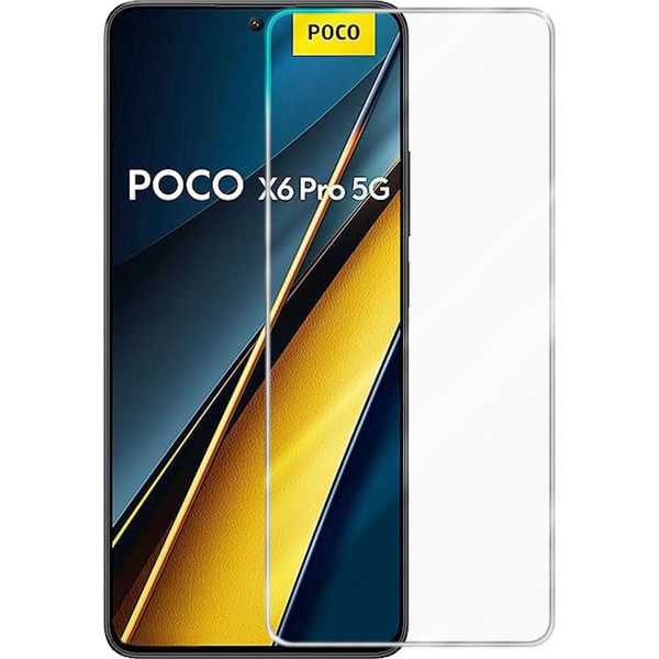 Cadorabo Pellicola Protettiva Per Xiaomi Poco X6 Pro In Crystal Clear Pellicola Protettiva Temperata In Vetro Corazzato-image