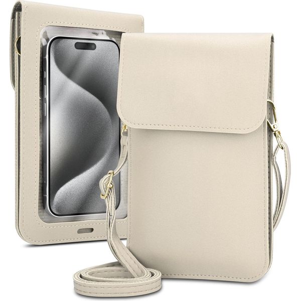 Borsa A Tracolla Per Cellulare Cubot P60 Piccola Borsetta Con Scomparto Per Cellulare E Finestra, Borsa A Tracolla Copri Cellulare Da Donna-image