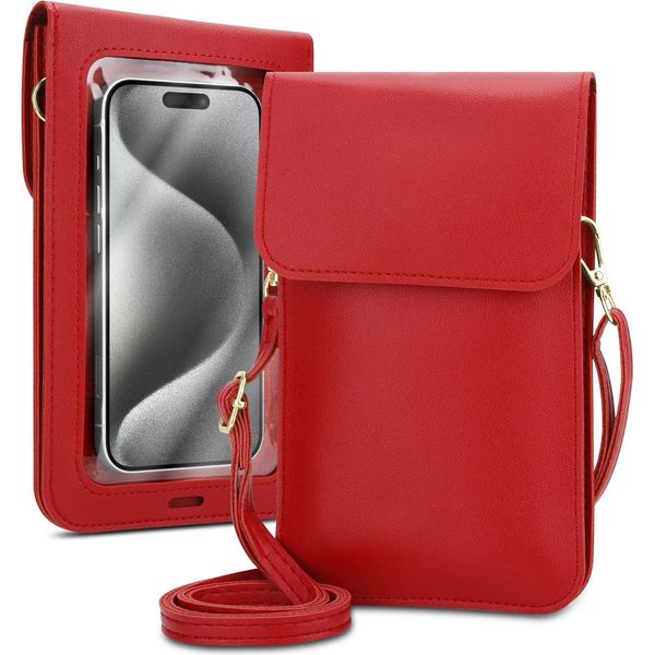 Borsa A Tracolla Per Telefono Cellulare Per Meizu 16S Piccola Borsa Con Scomparto Per Telefono Cellulare E Finestra, Borsa A Tracolla Per Telefono Cellulare Da Donna-image