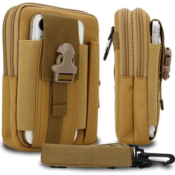 Custodia Tattica Per Cellulare -Molle- Custodia Edc Per Nokia 8 2017 Con Tracolla - Porta Cellulare Cover Militare Custodia Da Cintura Max. 6,7 Pollici-image