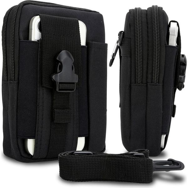 Custodia Tattica Per Cellulare -Molle- Custodia Edc Per Nokia 8 2017 Con Tracolla - Porta Cellulare Cover Militare Custodia Da Cintura Max. 6,7 Pollici-image