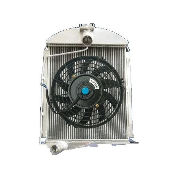 Radiatore In Alluminio Per Ford Model A, Adatto Per Il 1928-1929, Design A Due File, Prestazioni Di Raffreddamento Migliorate-image