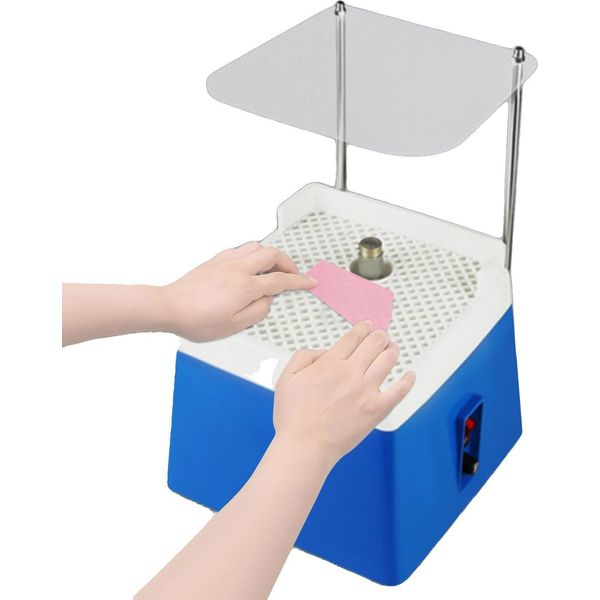 Mini Smerigliatrice Per Vetro, Potenza 65W, Tensione 220V, Dimensioni Macchina 19,5 X 19,5 X 18 Cm, Velocità Di Rotazione 4200 Giri/Min, Peso 2,36 Kg-image