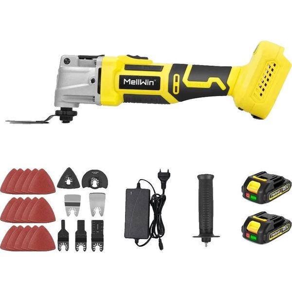 Utensile Multifunzione, Motore Brushless, 6+3 Impostazioni Di Velocità, 2 Batterie Da 7500Mah-image