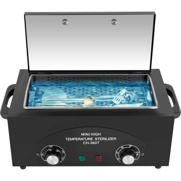 Sterilizzatore Ad Aria Calda, Funzionamento Ad Alta Temperatura, Timer Regolabile, Nero-image