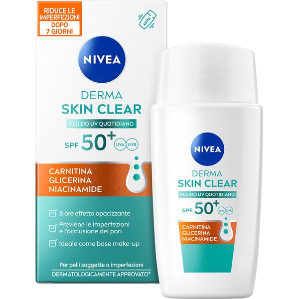 Derma Skin Clear Fluido Uv Quotidiano SPF50+ 40 Ml-image