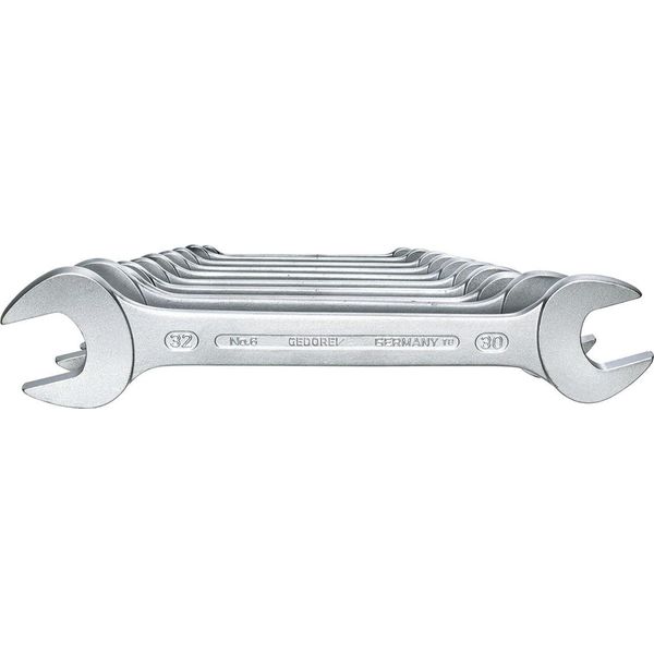Gedore 6-100 Set Di Chiavi Aperte Doppie Da 10 Pezzi 6-32 Mm, 6077620-image