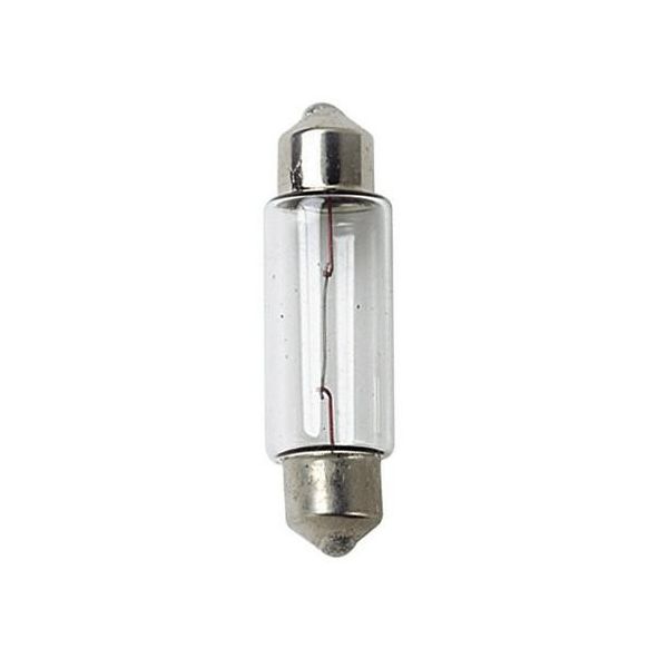 Lampada 12V Lampe Siluro - C5W - 11X35 Mm - 5W - SV8,5-8 - 2 Pezzi - Blister-image