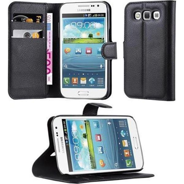 Cadorabo Cover Per Samsung Galaxy Win Cover Protettiva In Nero Custodia Per Cellulare Cover Chiusura Magnetica-image