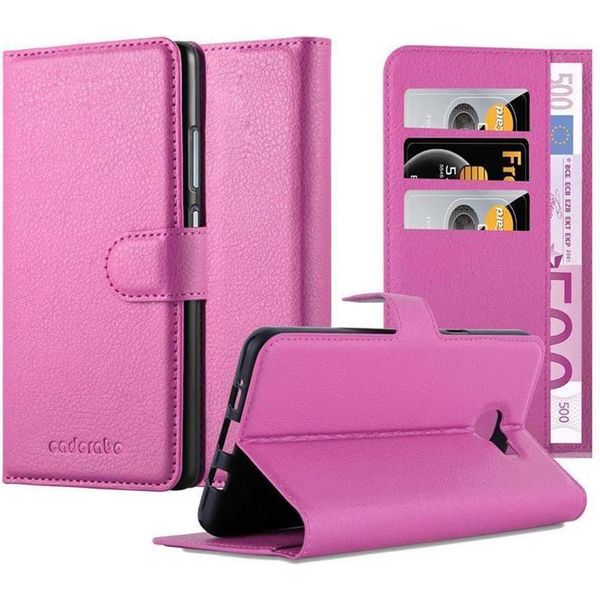 Cadorabo Custodia Per Samsung Galaxy A9 2016 Custodia Protettiva In Rosa Custodia Per Cellulare Cover Chiusura Magnetica-image