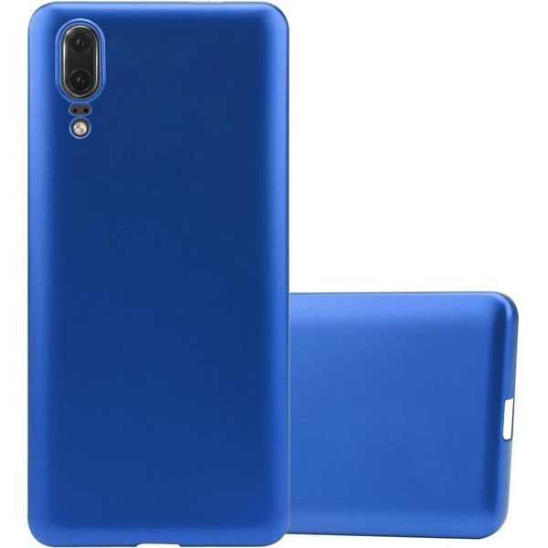 Cadorabo Copertura Protettiva Per Huawei P20 Custodia In Blu Telefono Cellulare Custodia In Silicone Tpu Custodia Cover-image