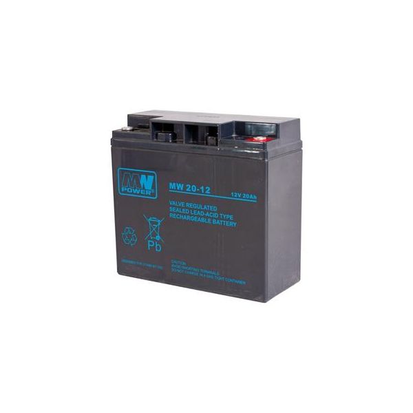 Batteria Al Piombo 12V / 20Ah Mw Power Mb 20-12 Agm Gel-image