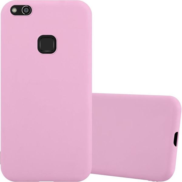 Custodia Cadorabo Per Huawei P10 Lite Custodia Protettiva In Rosa Custodia Per Telefono Cellulare Tpu Custodia In Silicone Cover-image