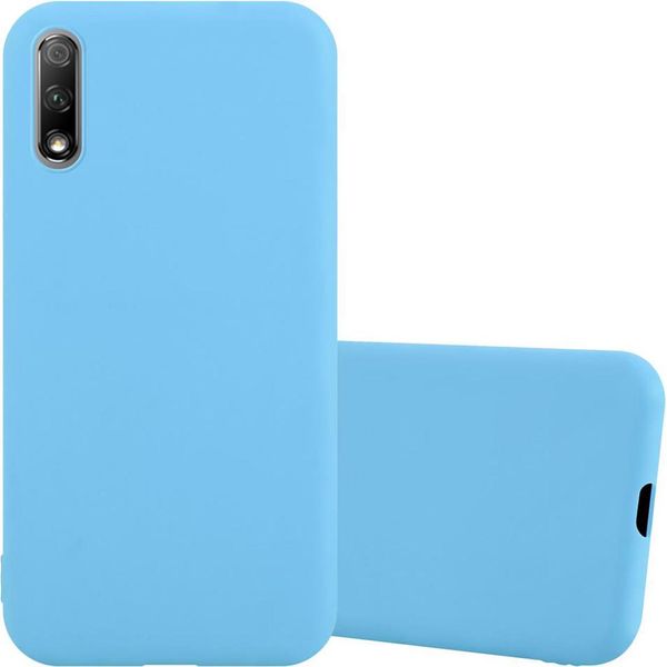 Custodia Cadorabo Per Honor 9X Custodia Protettiva In Blu Custodia Per Cellulare Tpu Custodia In Silicone Cover-image