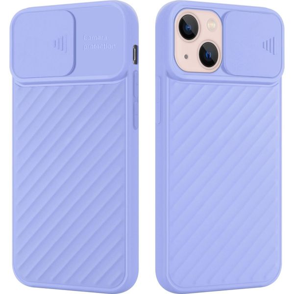 Cadorabo Custodia Per Apple Iphone 13 Custodia Protettiva In Tpu Viola Custodia Cover Fotocamera Protezione-image