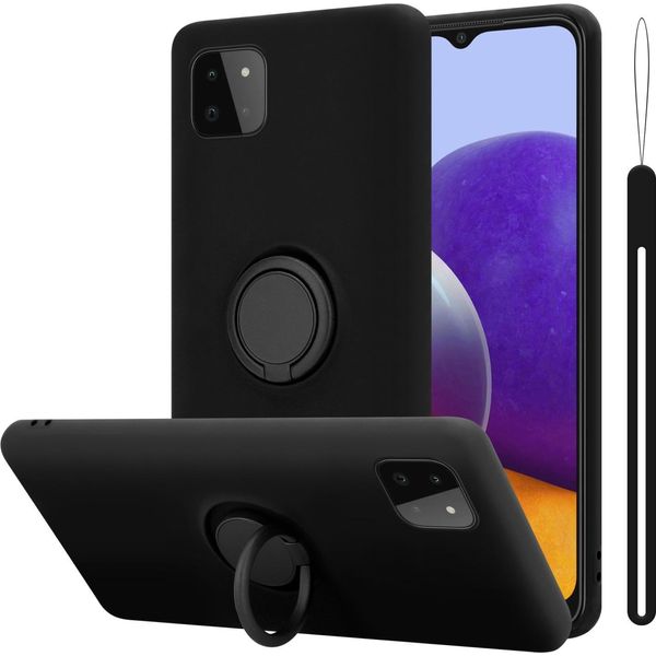 Cadorabo Cover Per Samsung Galaxy A22 5G Cover Protettiva In Nero Custodia Del Telefono Cellulare Tpu Custodia Cover-image