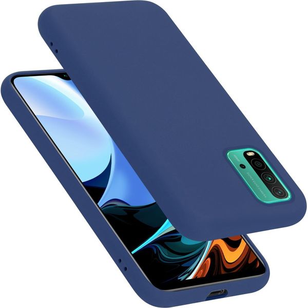 Cadorabo Custodia Protettiva Per Xiaomi Redmi 9T / Poco M3 Custodia In Blu Telefono Cellulare Custodia Cover Tpu Etui-image