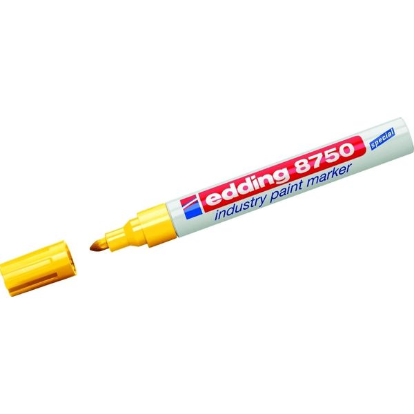 Edding Pennarello Edding 8750 Colore Da 2-4 Mm Giallo | 10 Pezzi-image