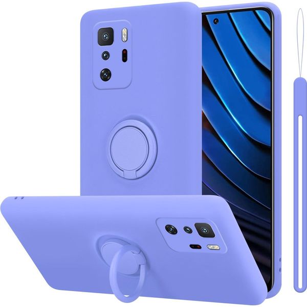 Custodia Cadorabo Per Xiaomi Poco X3 Gt Cover Protettiva In Viola Custodia Per Cellulare Tpu Custodia Cover-image