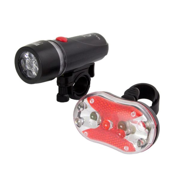 Set Luci Posteriori E Anteriori A Led Per Bici Esperanza Alphecca-image