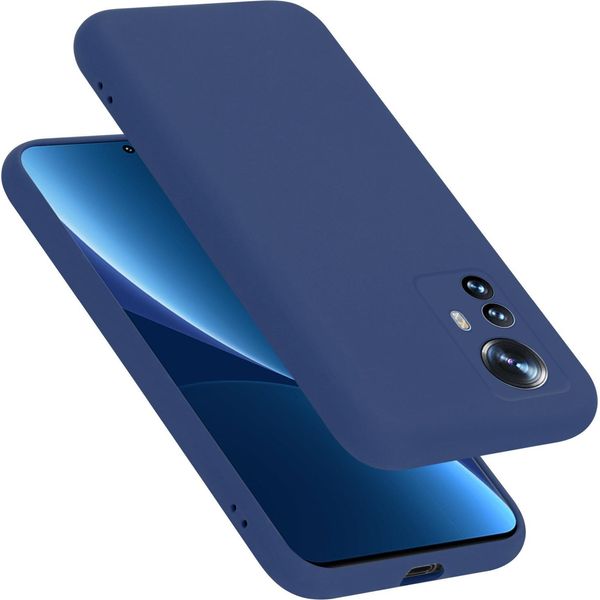 Cadorabo Custodia Protettiva Per Xiaomi 12 Pro Custodia In Blu Telefono Cellulare Case Cover Tpu Etui-image