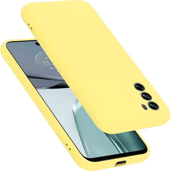 Cadorabo Custodia Protettiva Per Motorola Moto G62 5G In Giallo Custodia Del Telefono Cellulare Custodia Cover Tpu Etui-image